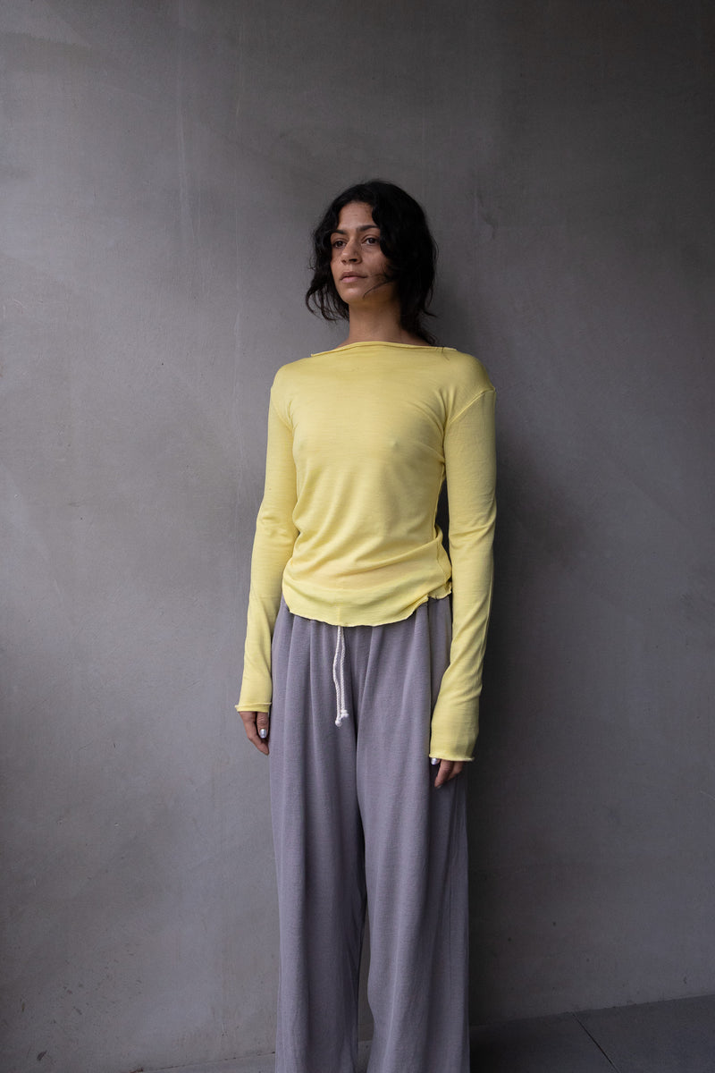 Long Sleeve Merino in Butter