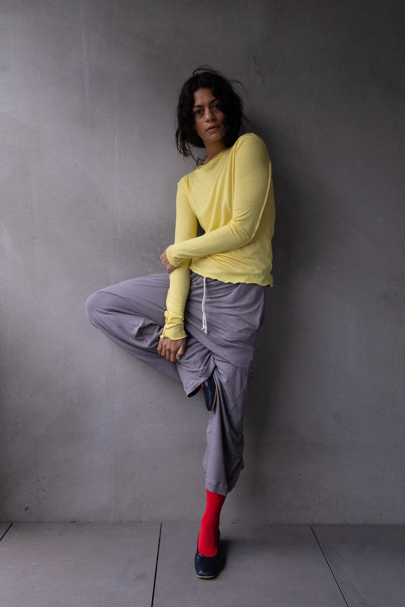 Long Sleeve Merino in Butter