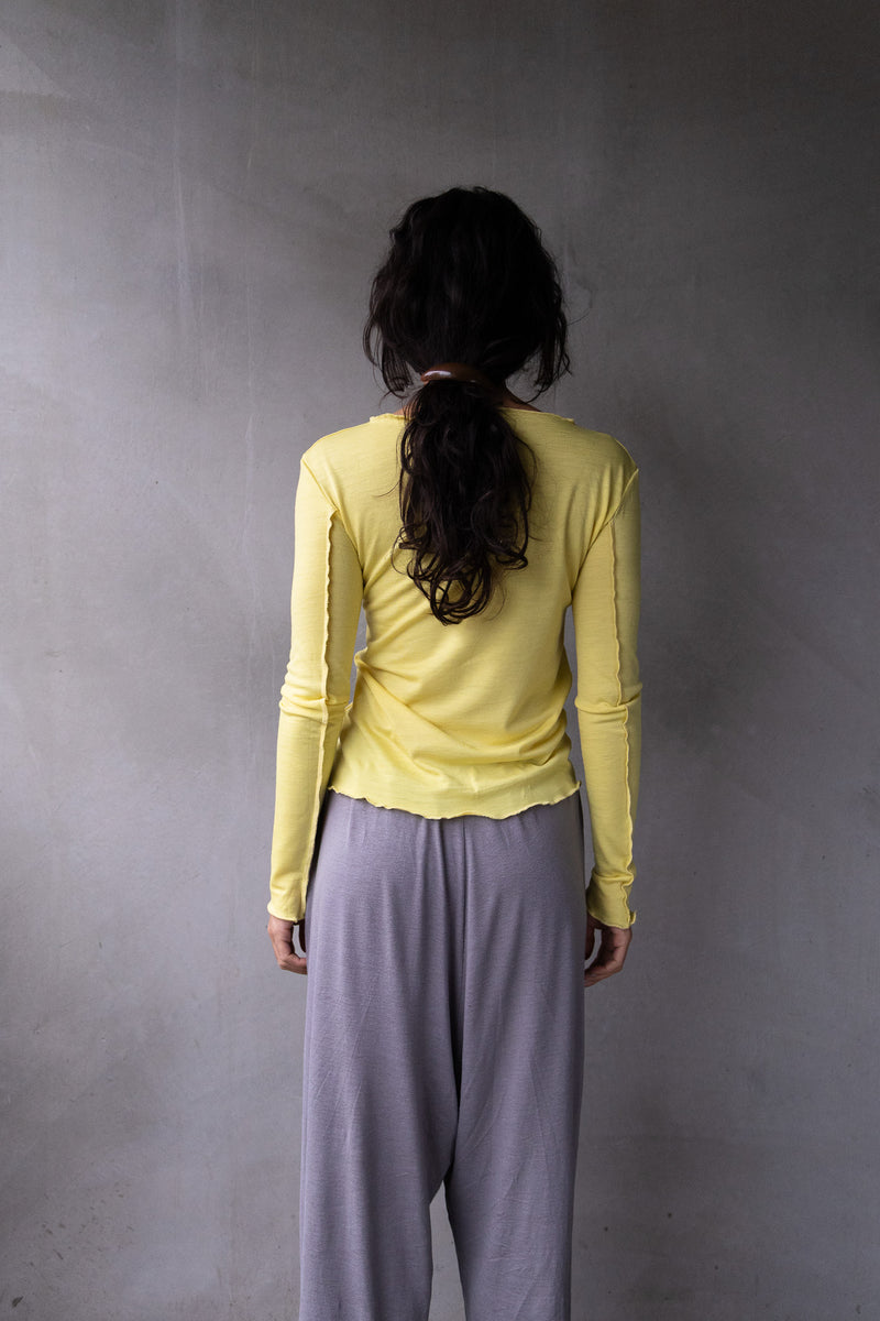 Long Sleeve Merino in Butter