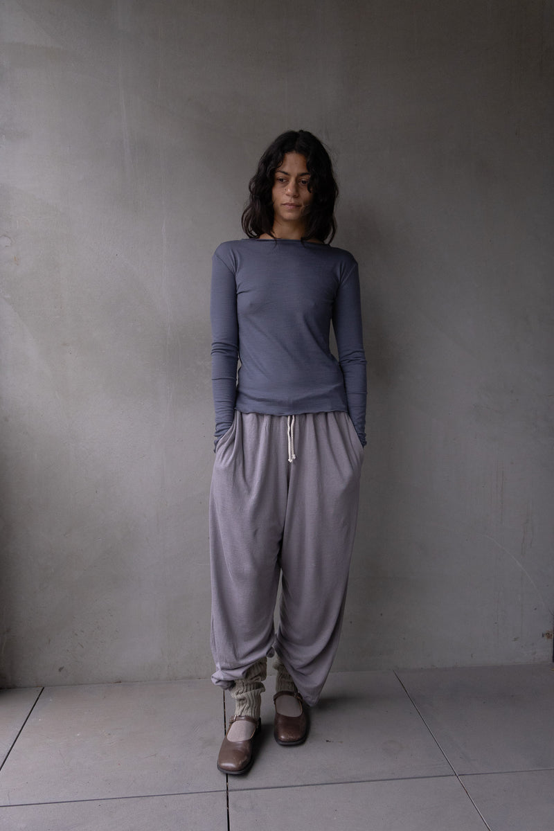 Long Sleeve Merino in French Slate
