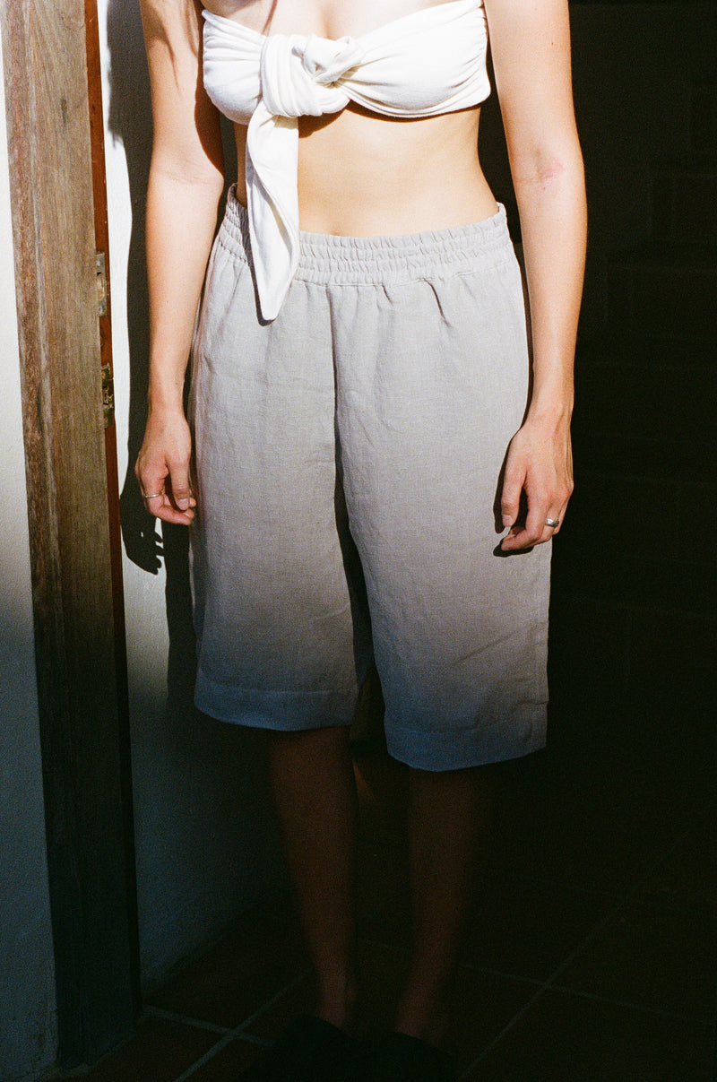 Hemp Short in Stone