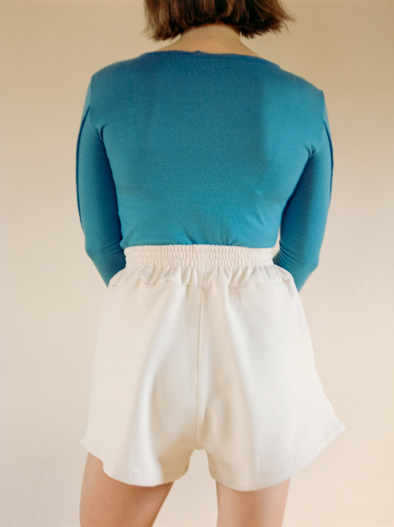 Joggers in Cream Fleece