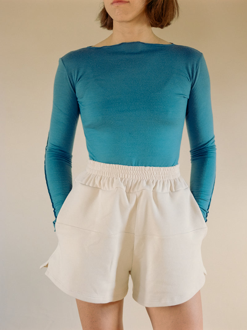 Joggers in Cream Fleece