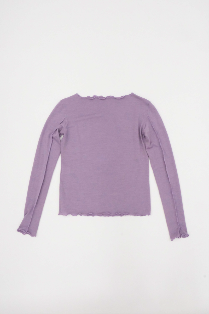 Long Sleeve Merino in Mauve - Seasonal