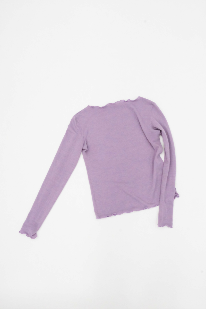 Long Sleeve Merino in Mauve - Seasonal
