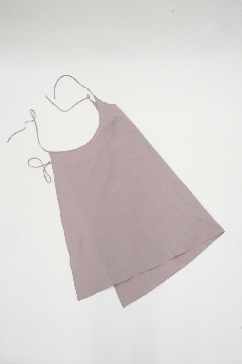 Apron Dress in Saltbush Tencel