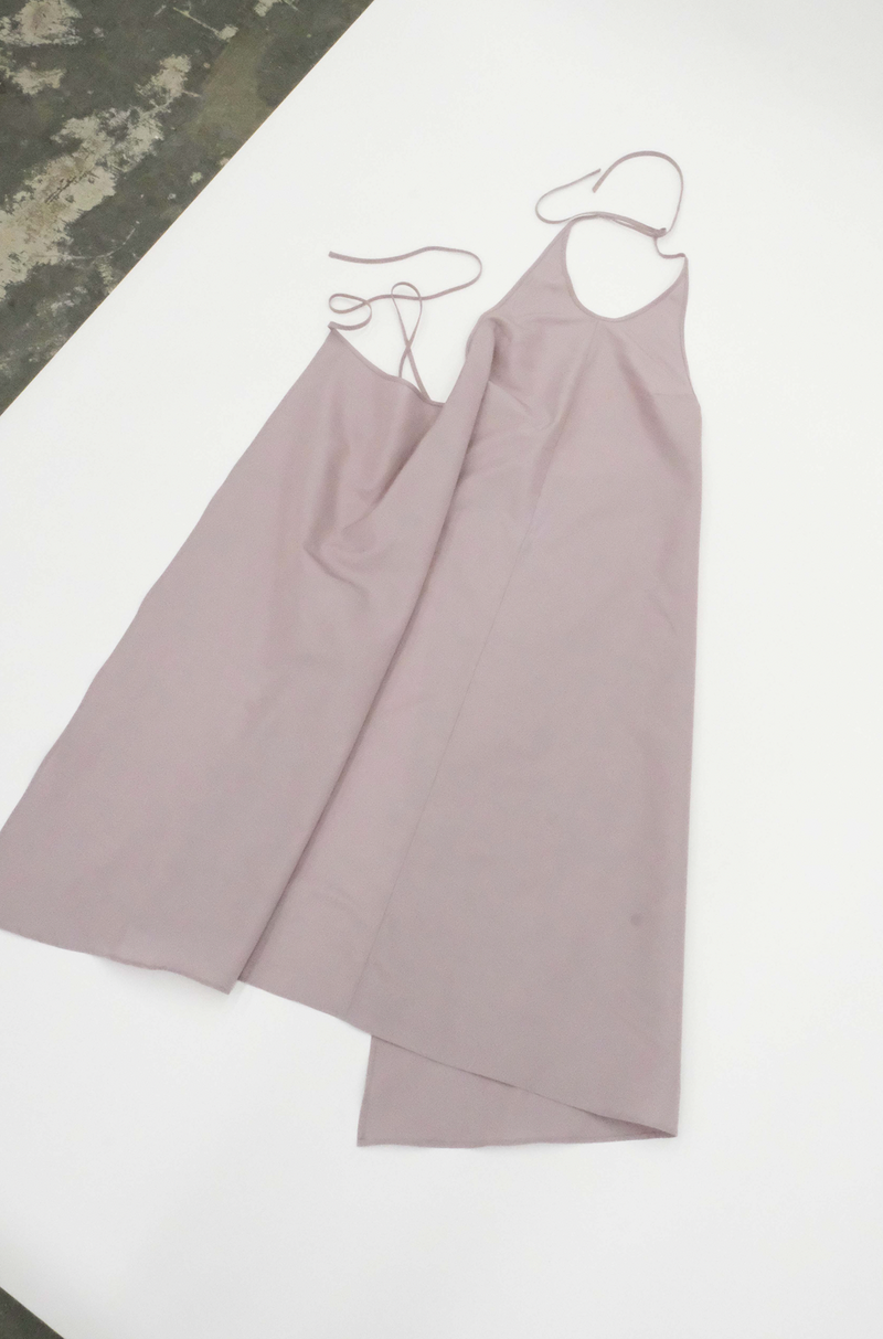 Apron Dress in Saltbush Tencel