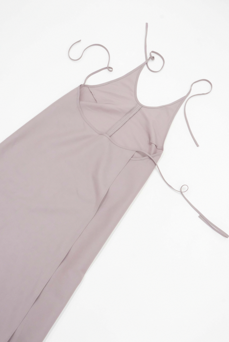 Apron Dress in Saltbush Tencel