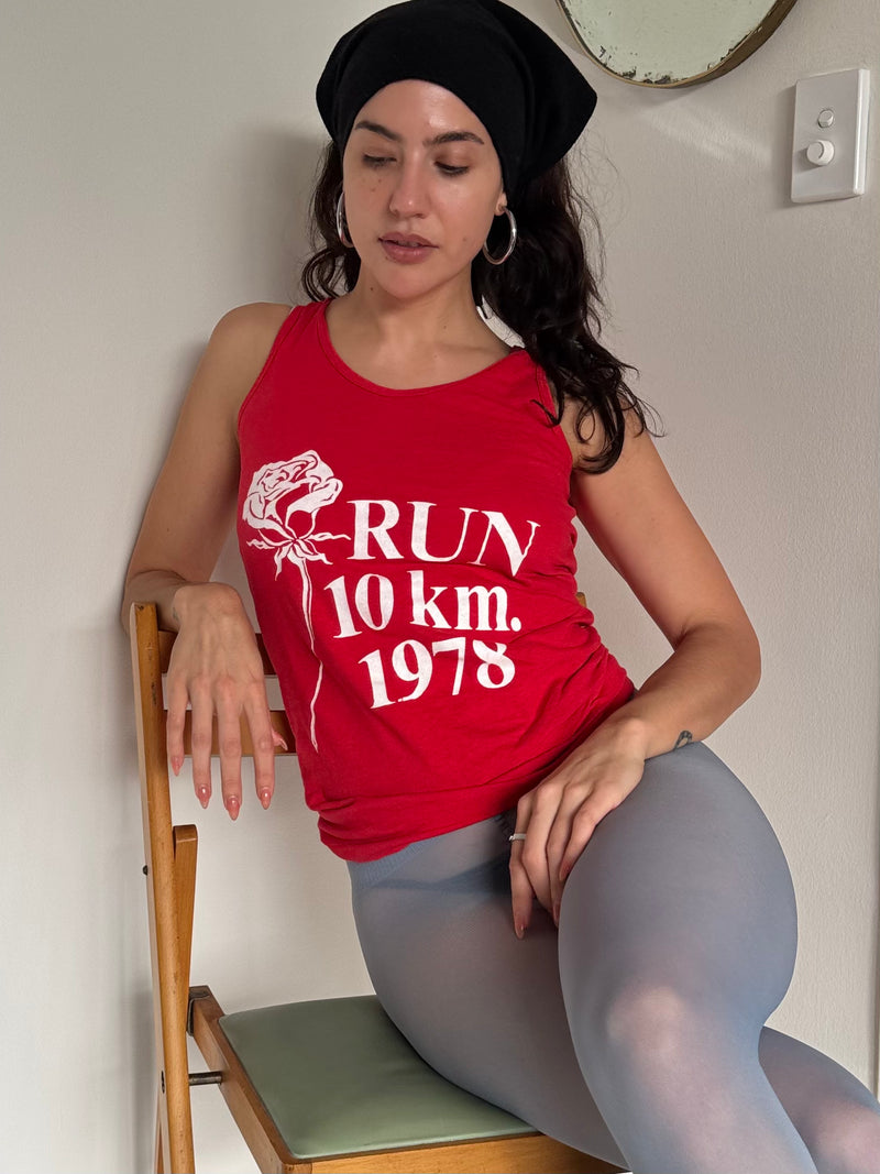 Vintage Singlet 'Run 10km 1978'