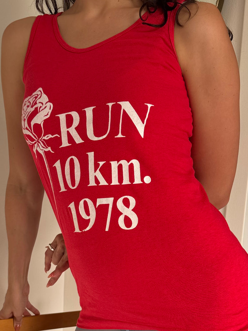 Vintage Singlet 'Run 10km 1978'