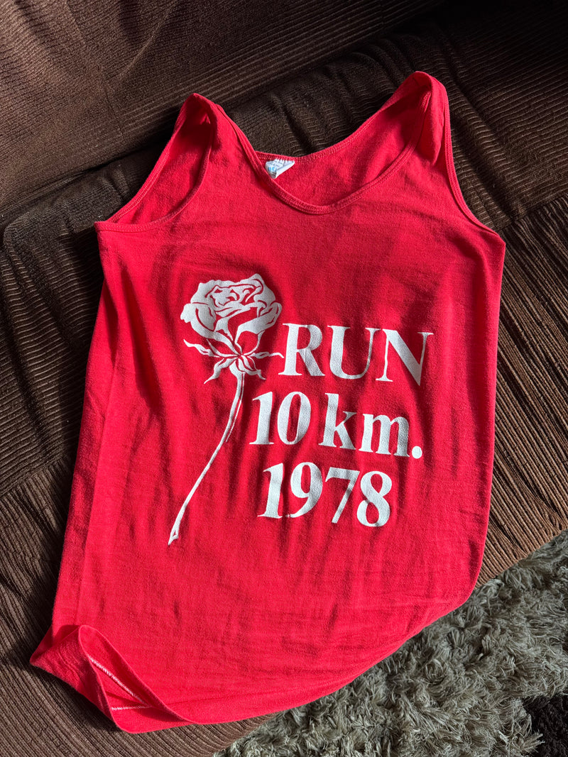 Vintage Singlet 'Run 10km 1978'