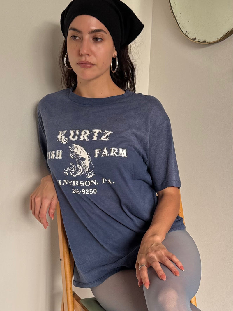 Vintage T-Shirt 'Kurtz Fish Farm'