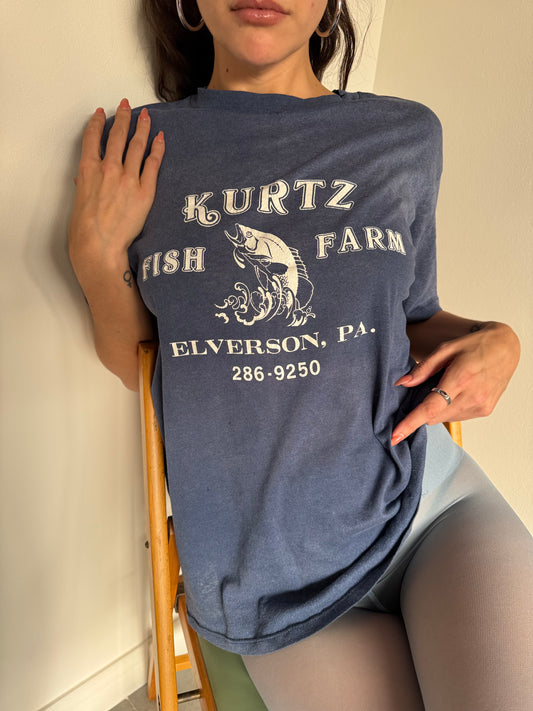 Vintage T-Shirt 'Kurtz Fish Farm'