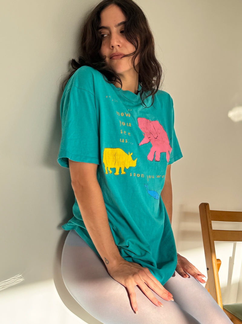 Vintage T-Shirt 'Extinction Is Forever'