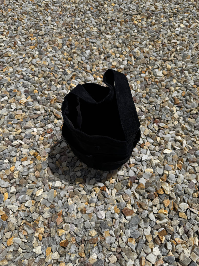 Suede Bag in Black