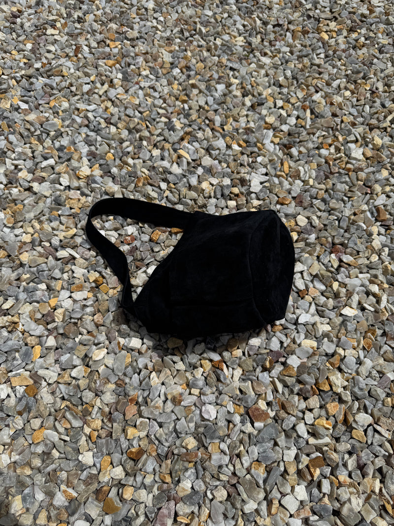 Suede Bag in Black