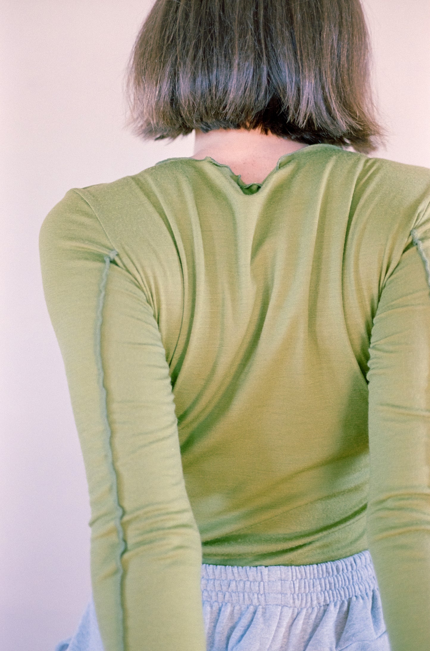Merino Long Sleeve in Chartreuse