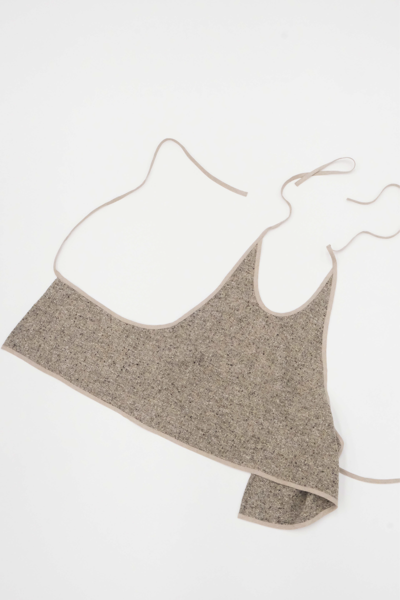 Apron Top in Granola Blend