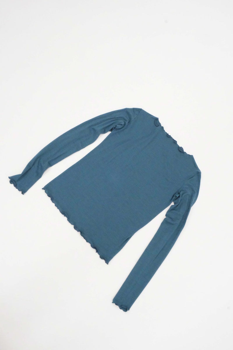 Long Sleeve Merino in Teal