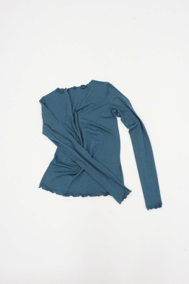 Long Sleeve Merino in Teal
